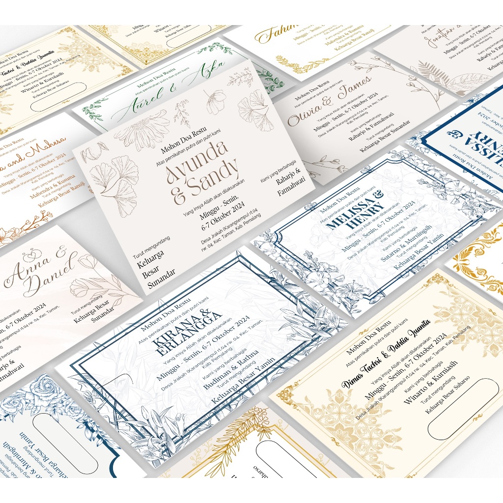 Undangan mini / Undangan kopi