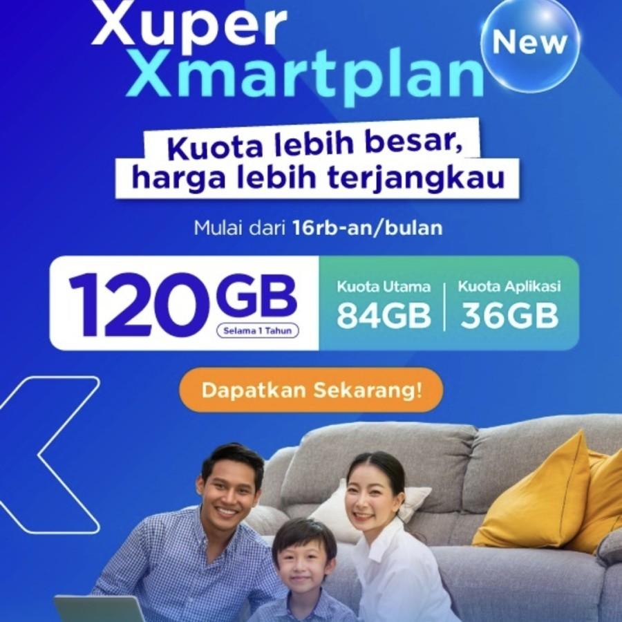 XMARTPLAN KUOTA XL SELAMA 1 TAHUN
