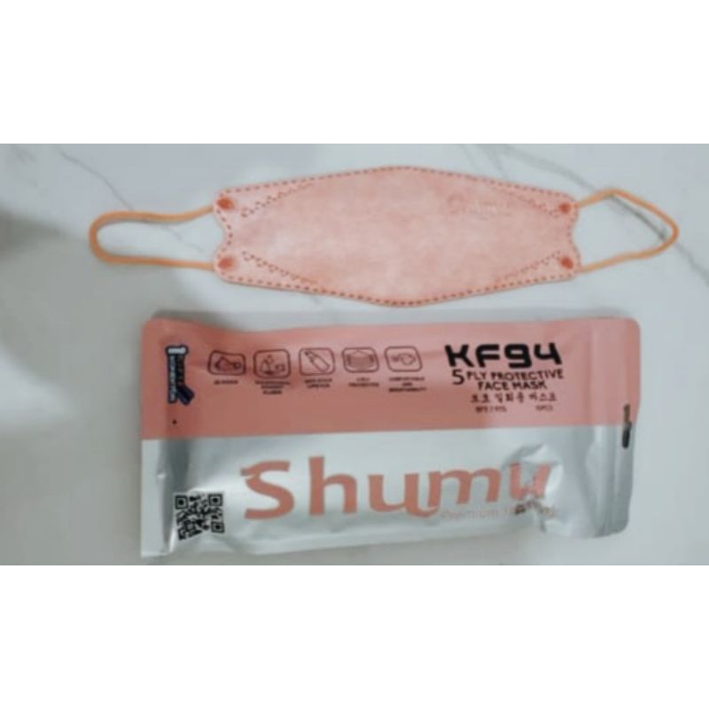Masker tebal kf94 korea style pink