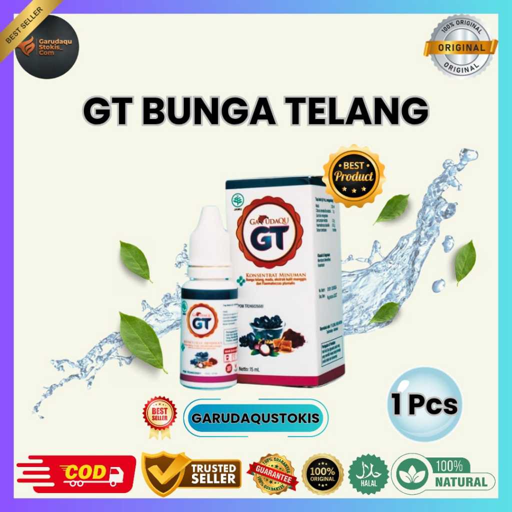 

1 BOTOL GT BUNGA TELANG ORIGINAL