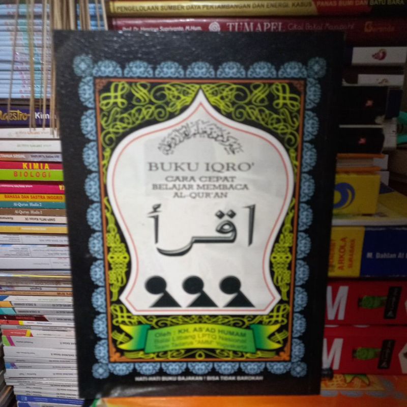 BUKU IQRO' CARA CEPAT BELAJAR MEMBACA AL QURAN KH AS AD HUMAM
