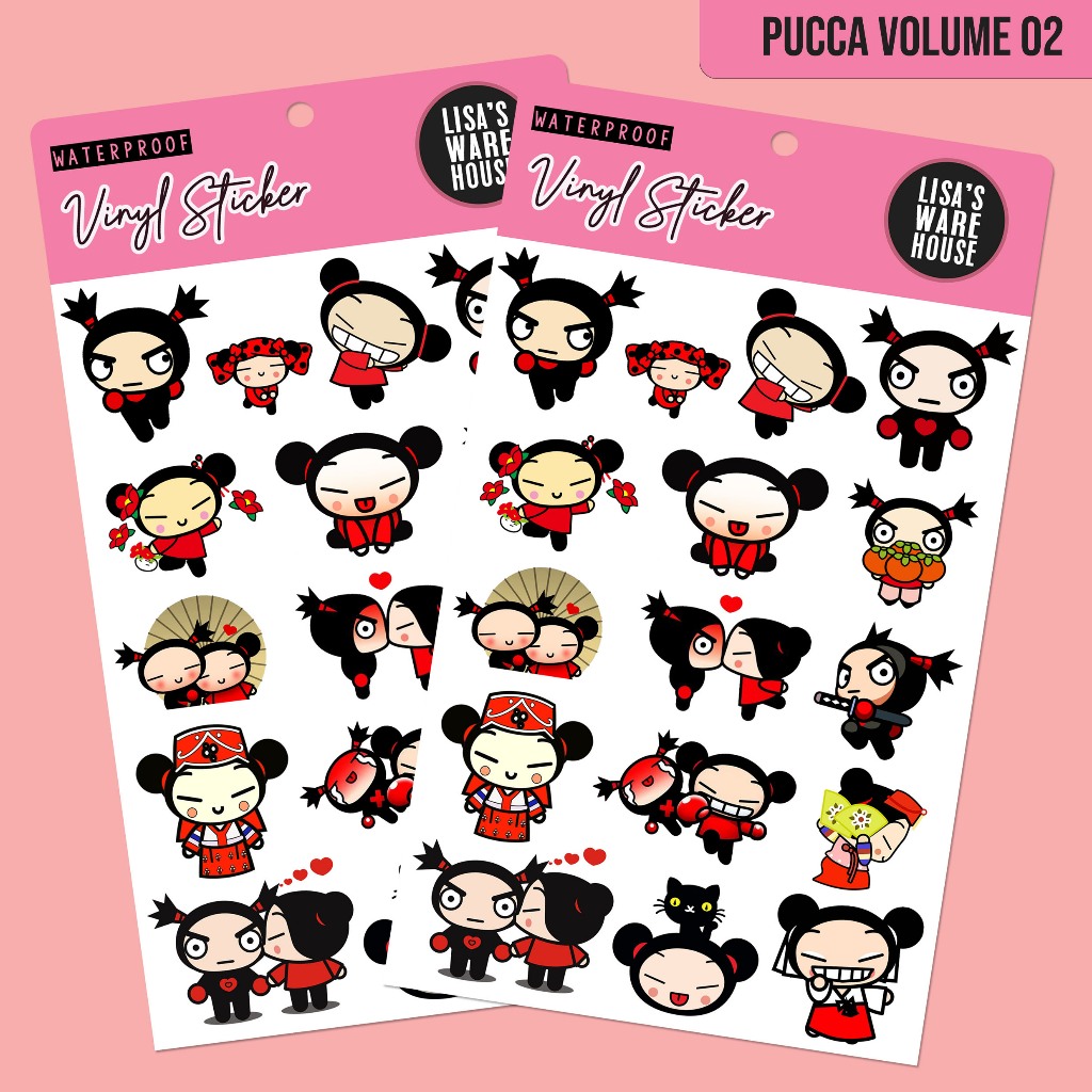 

Sticker Vinyl Pucca Volume 02
