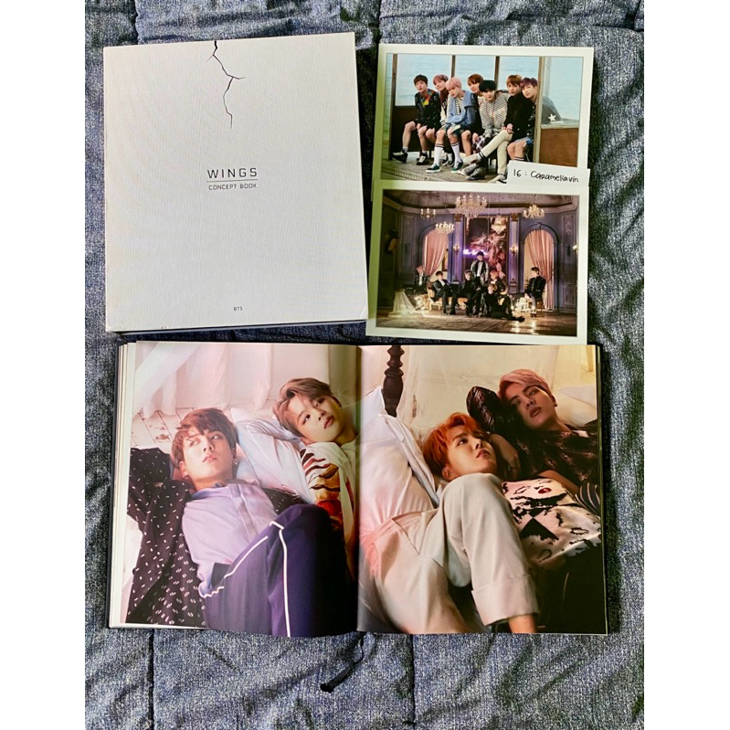 [SPLIT PAY] RARE BTS WINGS CONCEPT BOOK MINUS PC