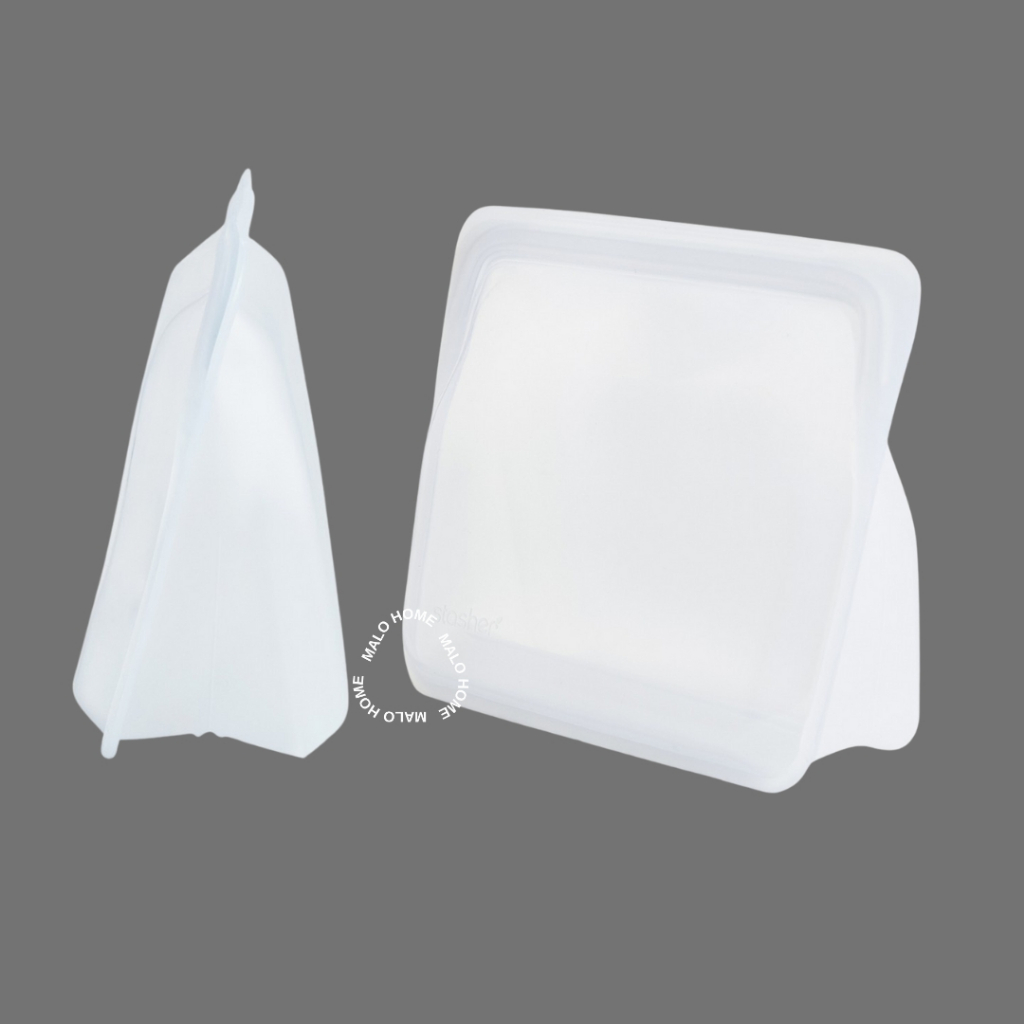 MALOHOME - LANE Silicone Pouch Standing 1950ml 1000ml 110ml Kantong Silikon Ziplock Silikon Makanan