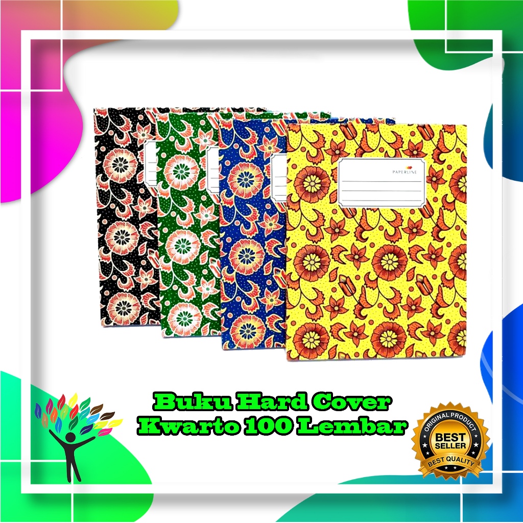 

Buku Tulis Hardcover Paperline Quarto / Kuarto / Kwarto ORIGINAL