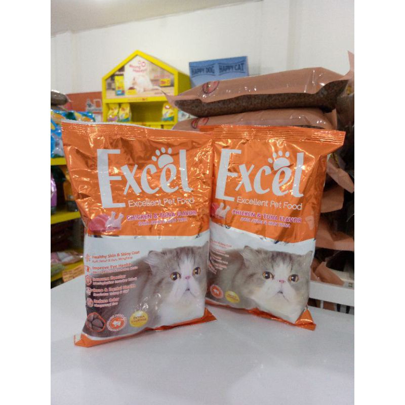 Makanan Kucing Excel Chicken &Tuna 500gr
