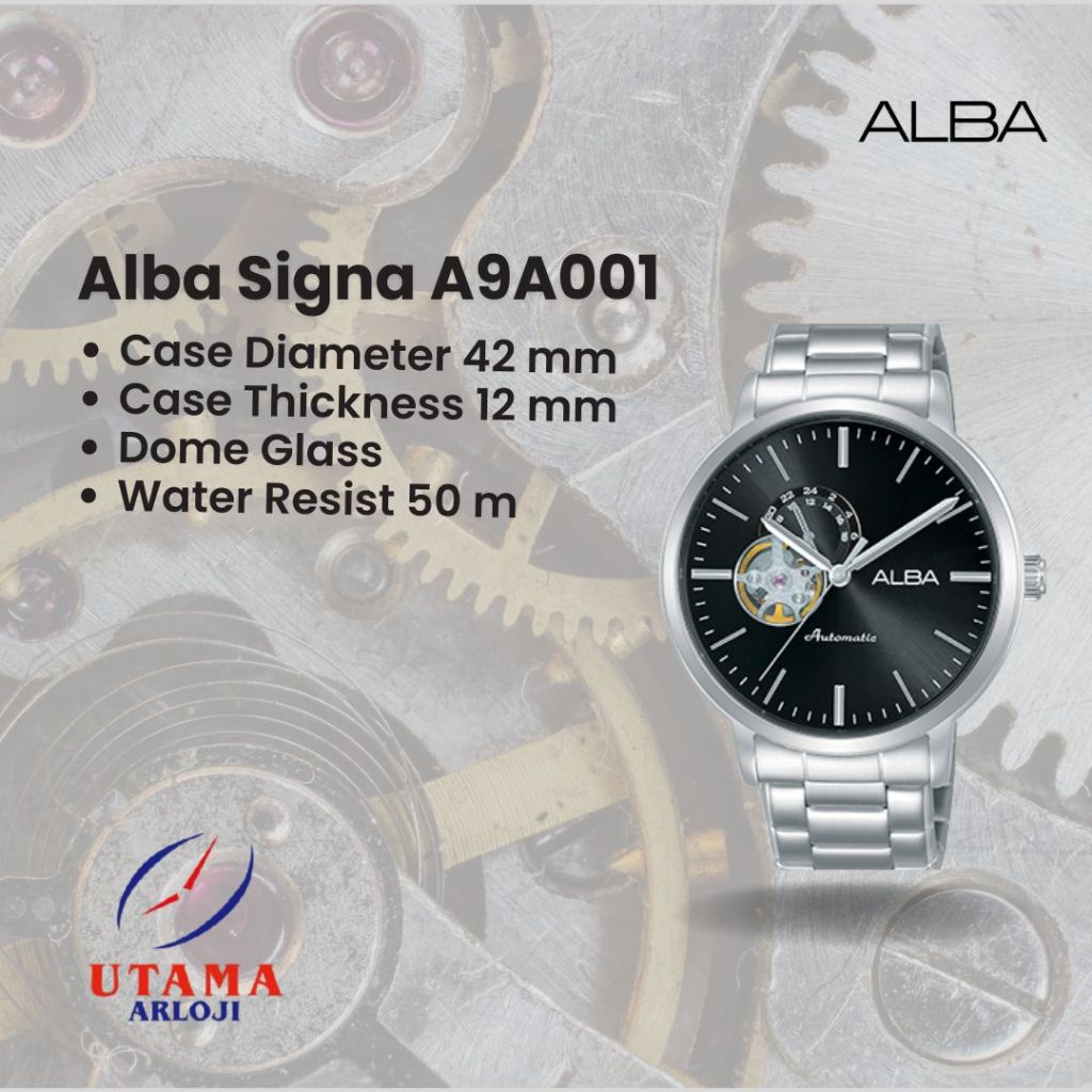 Jam Tangan Automatic Pria Alba Signa A9A001 A9A005