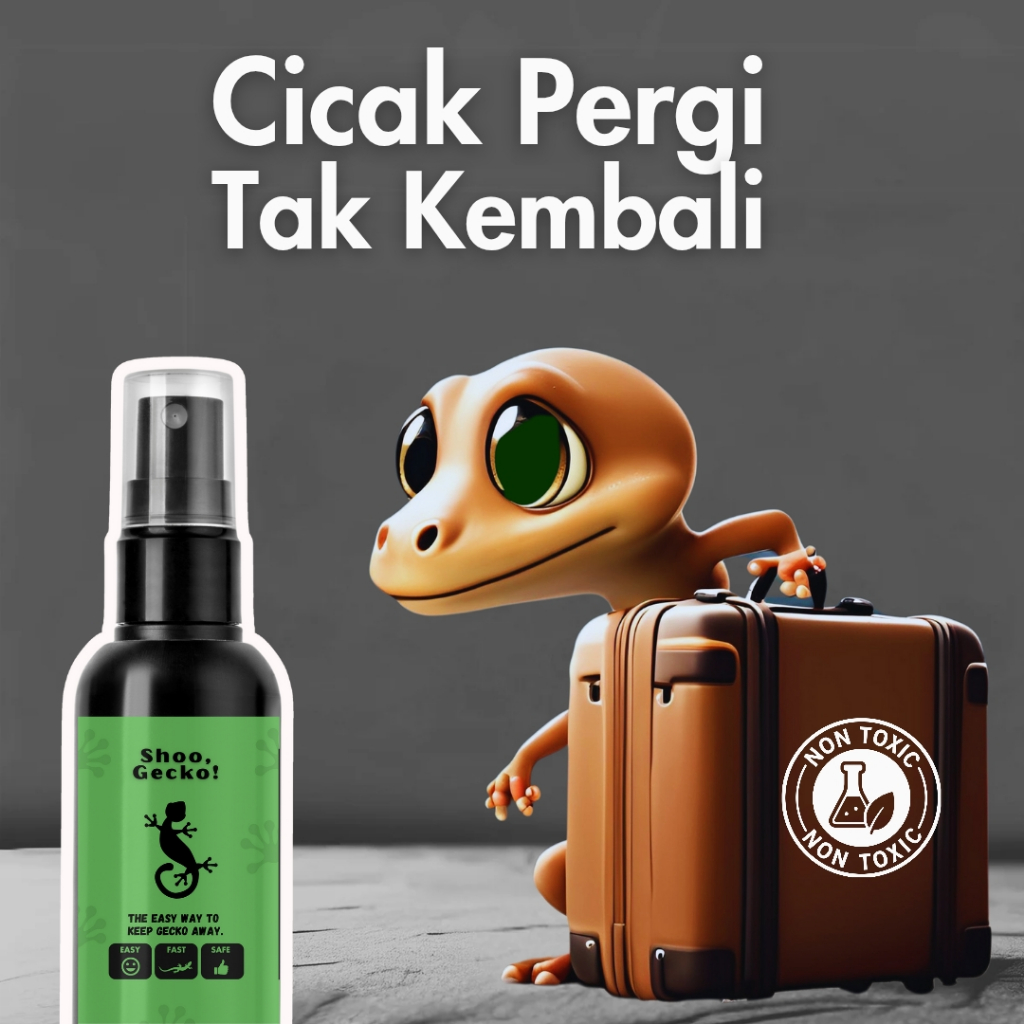 Shoo Gecko - Pengusir Cicak / Obat Pengusir Cicak