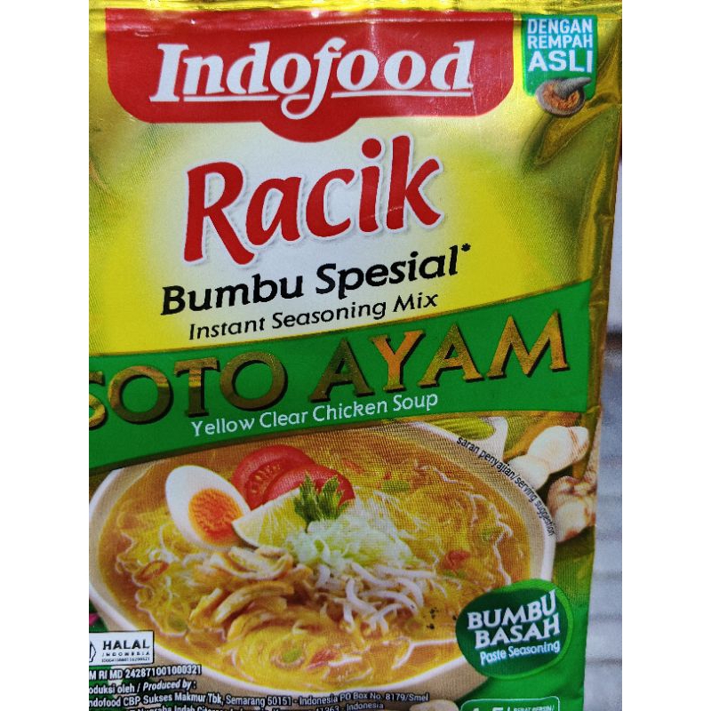 

racik soto ayam