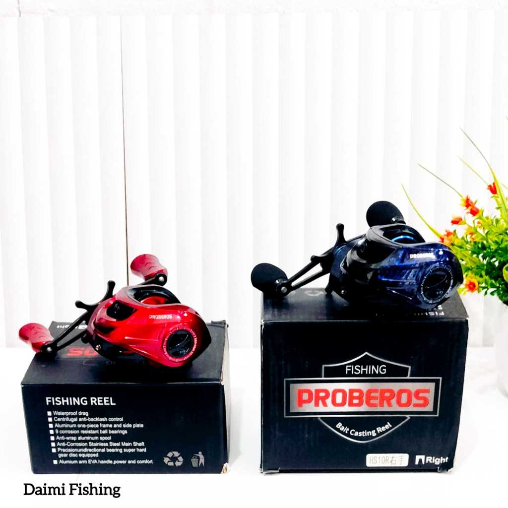 Reel Pancing BC PROBEROS LP10R dan HS10R Handle Kanan Gulungan Pancing Bait Casting Reel Strong Upgr