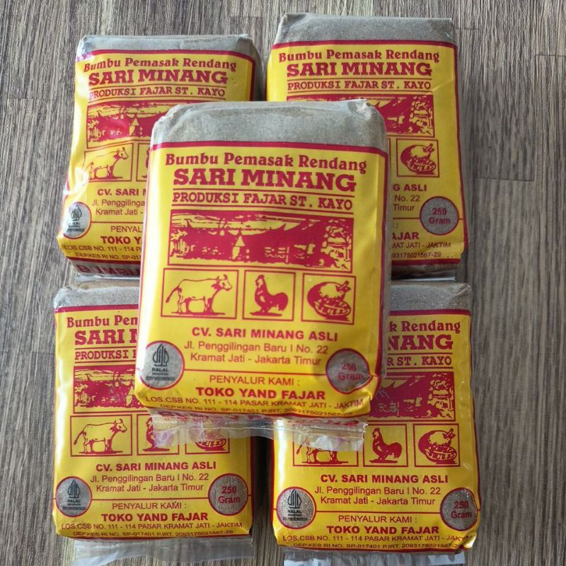 

Sari Minang Bumbu Rendang Padang 250g 100gr 50gr