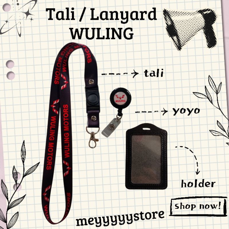

Tali ID CARD WULING MOTORS Hitam / Lanyard WULING MOTORS READY [STOCK MELIMPAH] Termurahhh Harga Grosir!