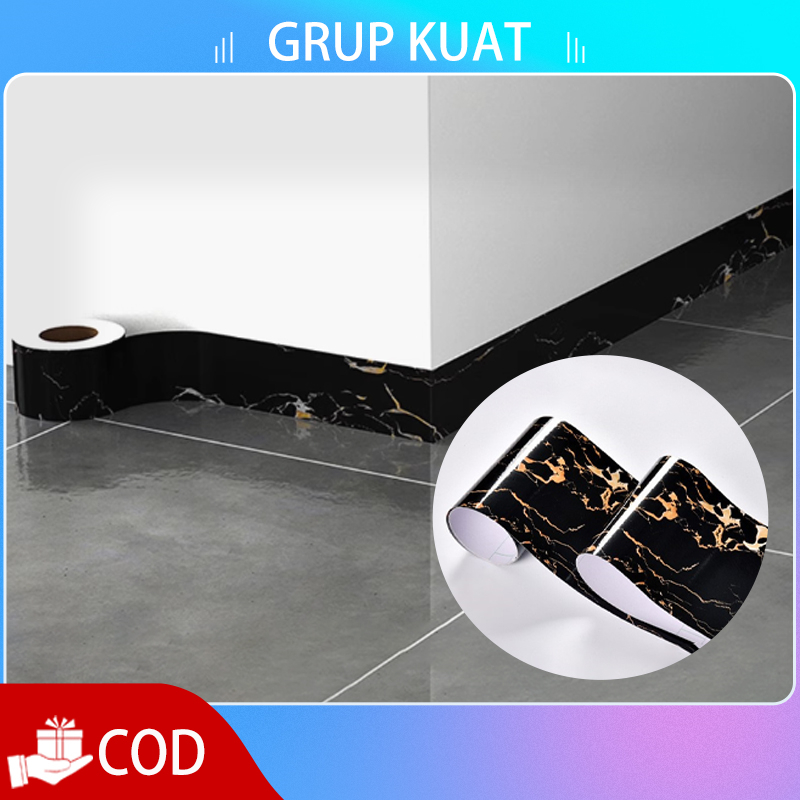 Keramik Wallpaper Sticker Border List/Tembok Stiker Keramik/Border Strip/Stiker Dekorasi Lantai