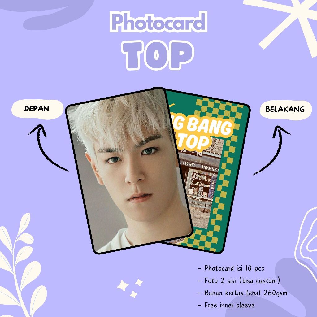 (10 PCS) PHOTOCARD TOP BIGBANG