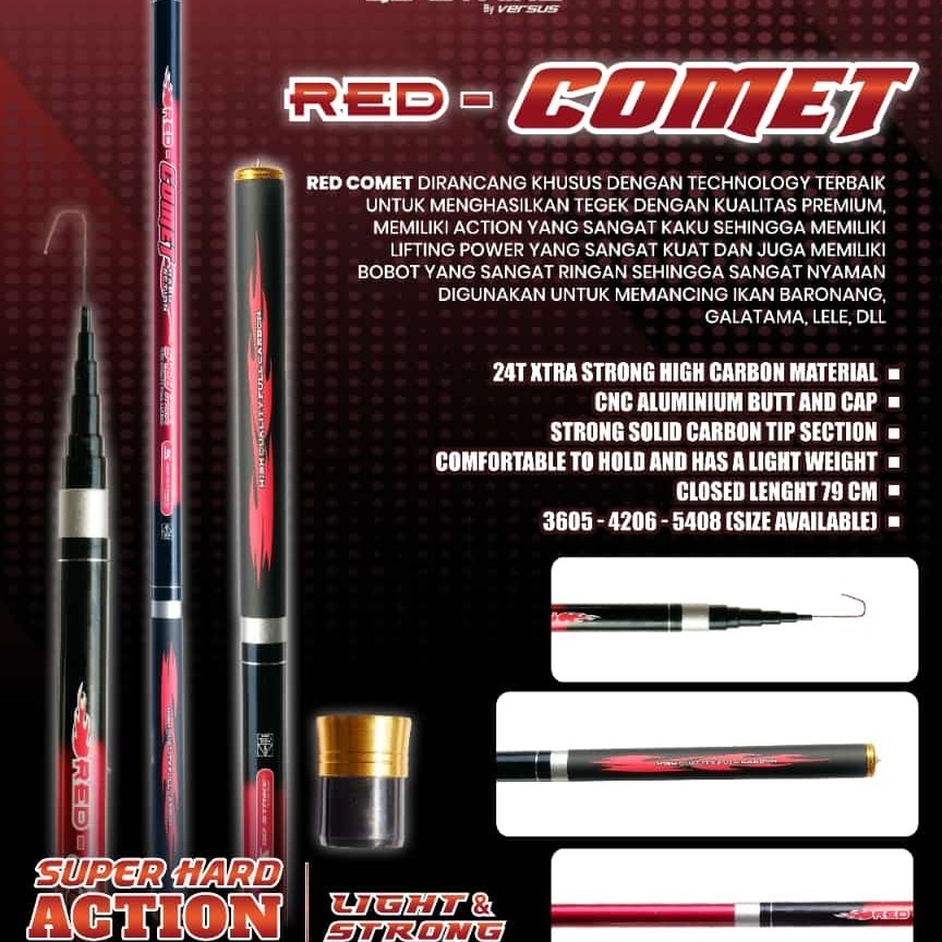 JORAN TEGEK VERSUS GOSTRIKE RED COMET SUPER HARD - 360/450/540 - ORIGINAL