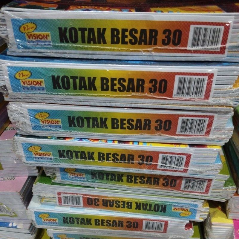 

Buku vision kotak besar Per Pack 10 Buku
