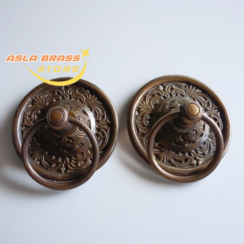 Tarikan Pintu Gebyok Kuningan Motif Gby 01 Antik Satuan