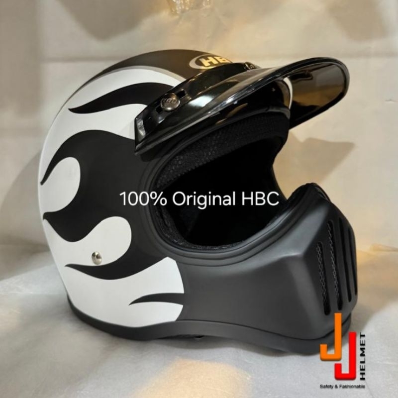 Helm HBC Cakil Corak + Pet  (100% Original HBC)