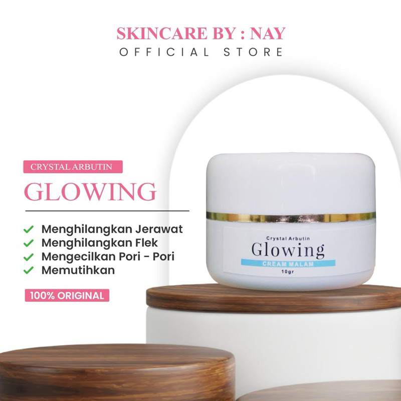 READY Krim Malam Crystal Arbutin CA Original Segel - Krim Malam Wh/ Krim Malam Flek Hitam / Krim Mal