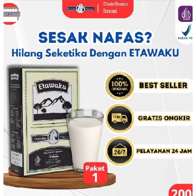 

ETAWAKU PLATINUM ORIGINAL - Membantu Menyembuhkan Penyakit Pernafasan Dengan Ikhtiar