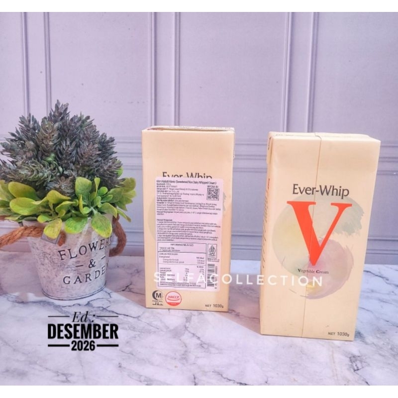 

Everwhip Ever Whip 1030gr Vegetable Cream Non Dairy Halal