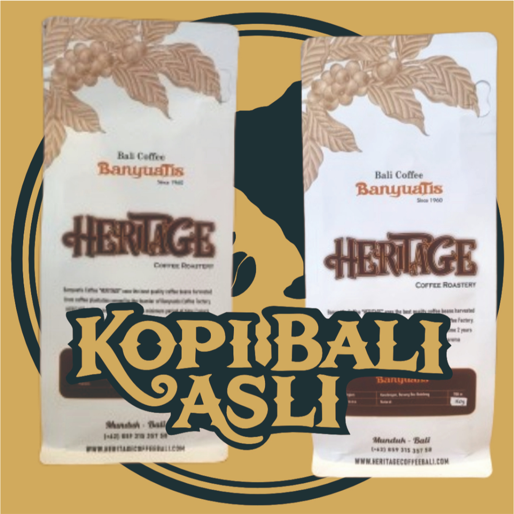 

Kopi Bali Heritage Premium Bubuk 150 Gram - Heritage Coffee Bali Powder 150 Gram