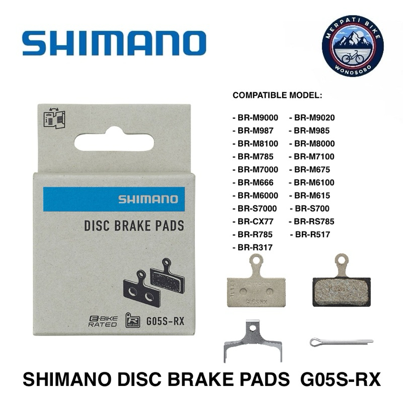 Brake Pad Shimano untuk XT XTR SLX Alfine Deore Shimano Disc Brake Pads Sepeda G05S Kampas Rem Hidro