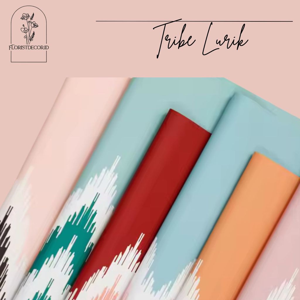 

ECER TERMURAH TRIBE LURIK WRAPPING PAPER CELLOPHANE Totem Tribal Wrapping Paper Kertas Kado