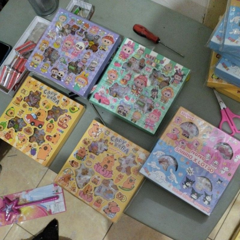 oketoys mainan sticker korea stiker korea viral