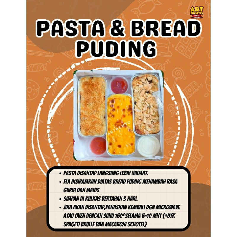 

Pasta & Bread Puding