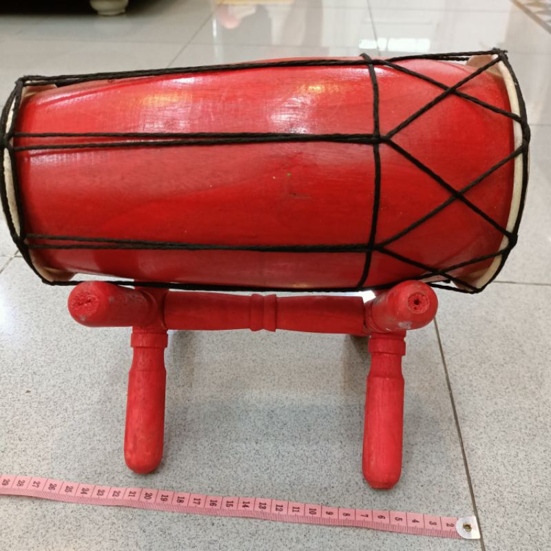 Mainan alat musik tradisional gamelan kendang jawa 25 cm