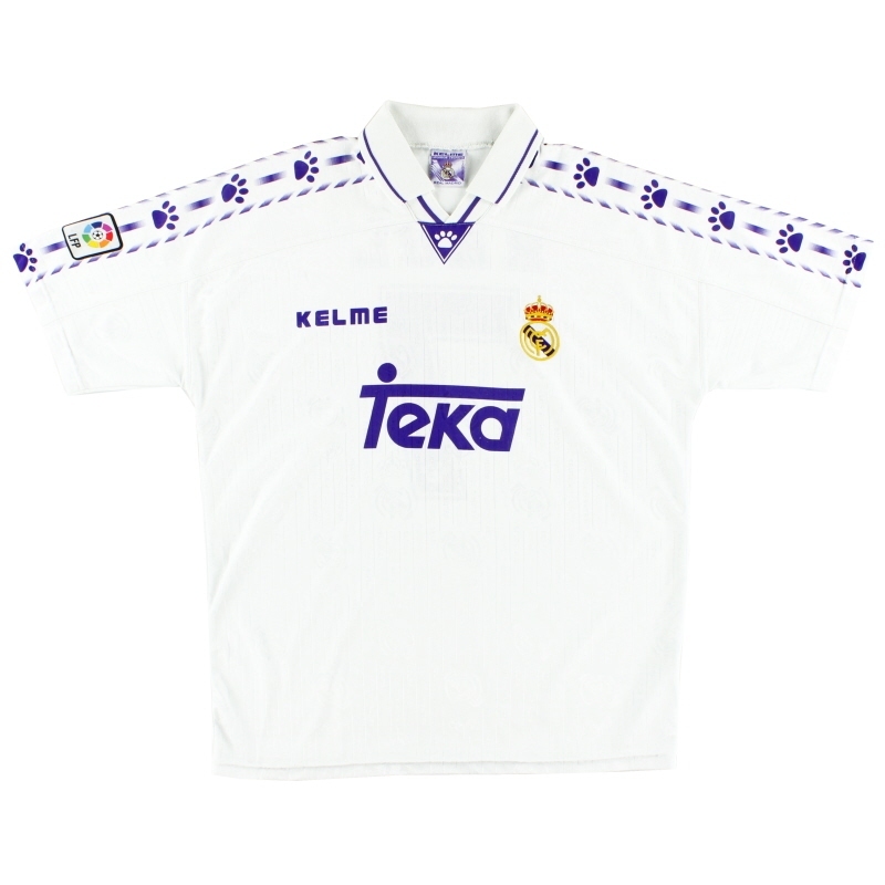 Jersey Bola Retro Madrid 1996 Full Printing