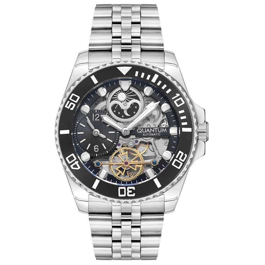 100% original  Jam Tangan Pria Tali Rantai Quantum QTM QMG1061.350 Automatic