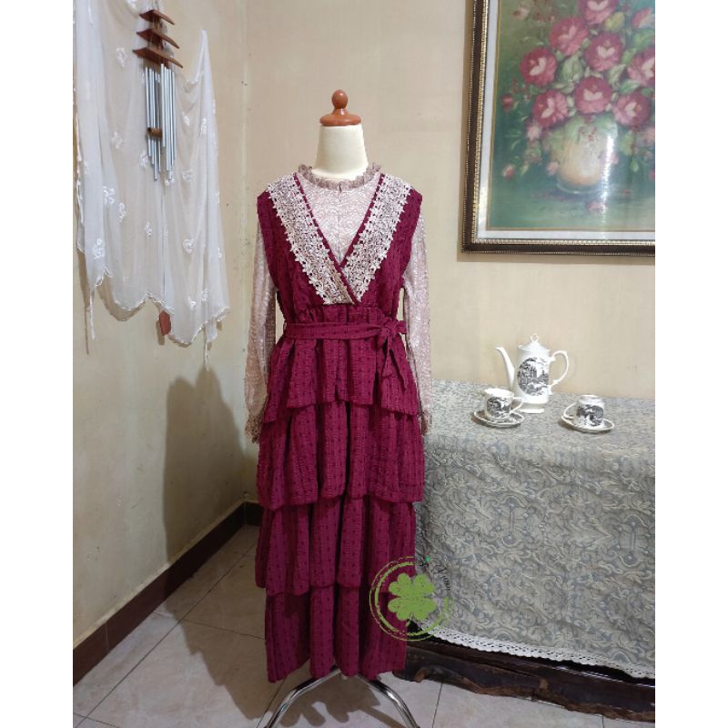 Blissful - MEI JIE WANG Korean Fairycore Fairy Princess Vintage Cottage Dress