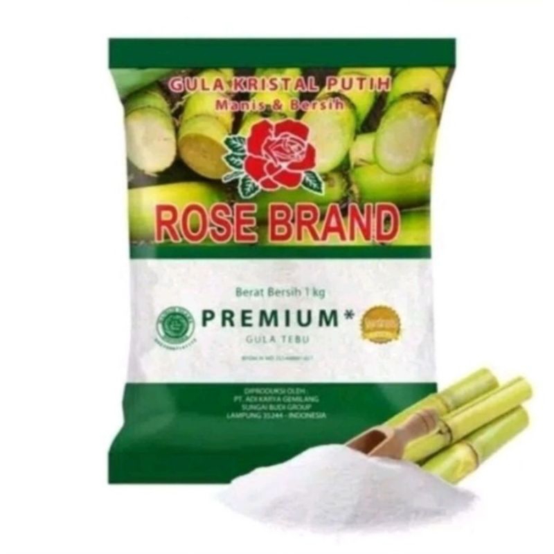 

Rose Brand Gula Kristal Putih 1 kg