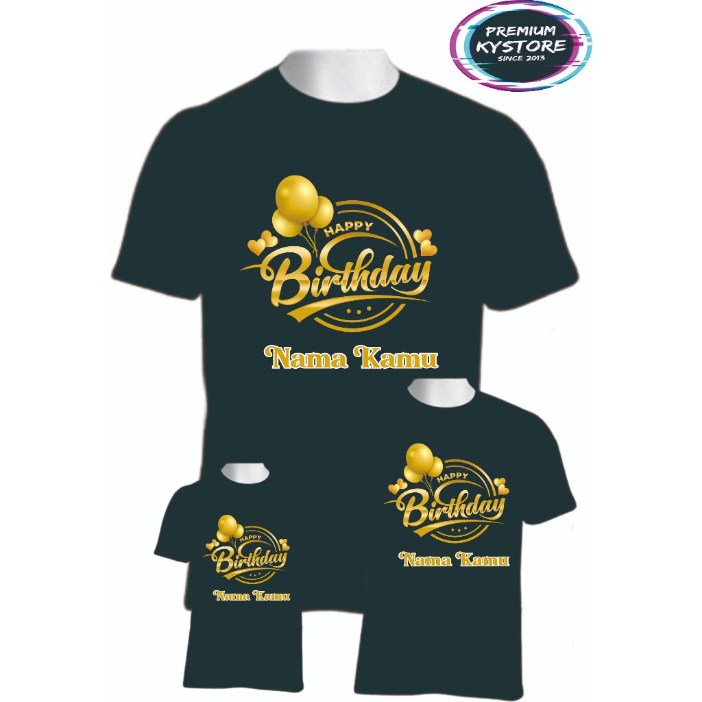 Kaos Ulang tahun family bisa couplean