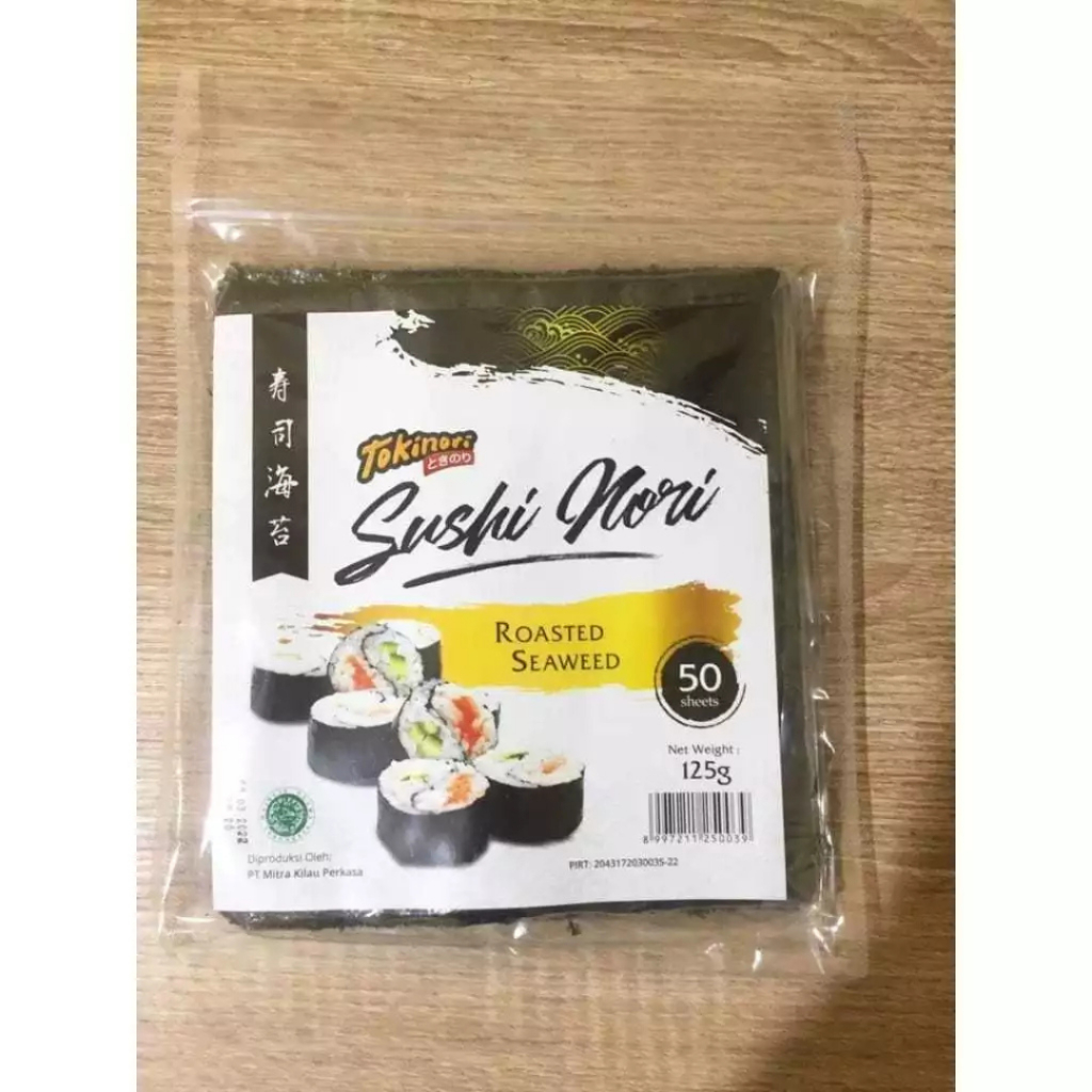 

Tokinori Sushi Nori 50 Lembar / Rumput Laut Panggang / Roasted Seaweed