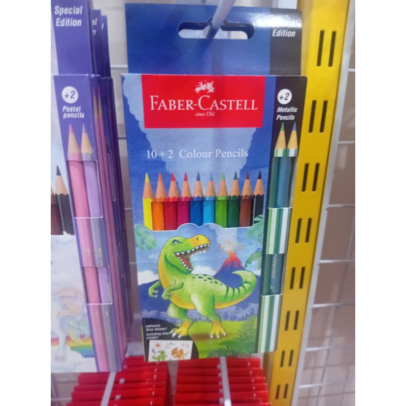 

FABERCASTELL COLOUR PENSIL DINO+METALIK 12L