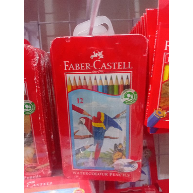 

FABERCASTELL WATERCOLOUR PENSIL IN TIN CASE 12L