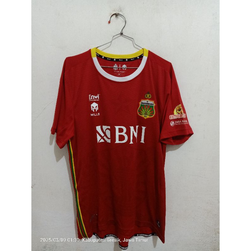 Jersey Bhayangkara FC Away Liga 1 2021 Original Authentic Player Issue MILLS