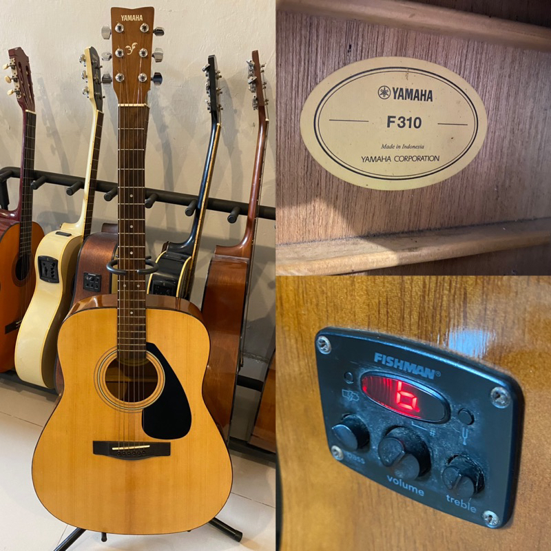 GITAR AKUSTIK ELEKTRIK SECOND ORIGINAL F310 UPGRADE FISHMAN 1 BARIS