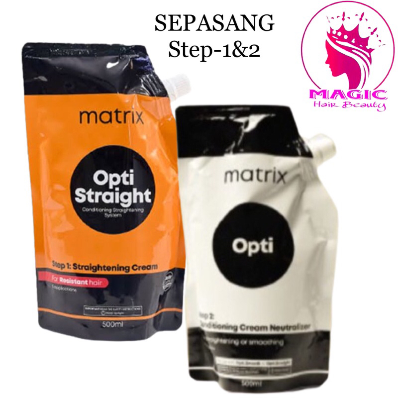 MATRIX OPTI STRAIGHT SMOOTHING Pelurus Rambut 500ml