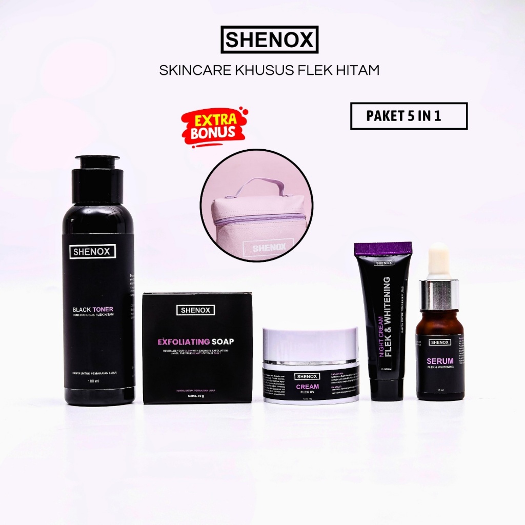 5 in 1 Shenox Skincare Flek Hitam / Cream Penghilang Flek Hitam