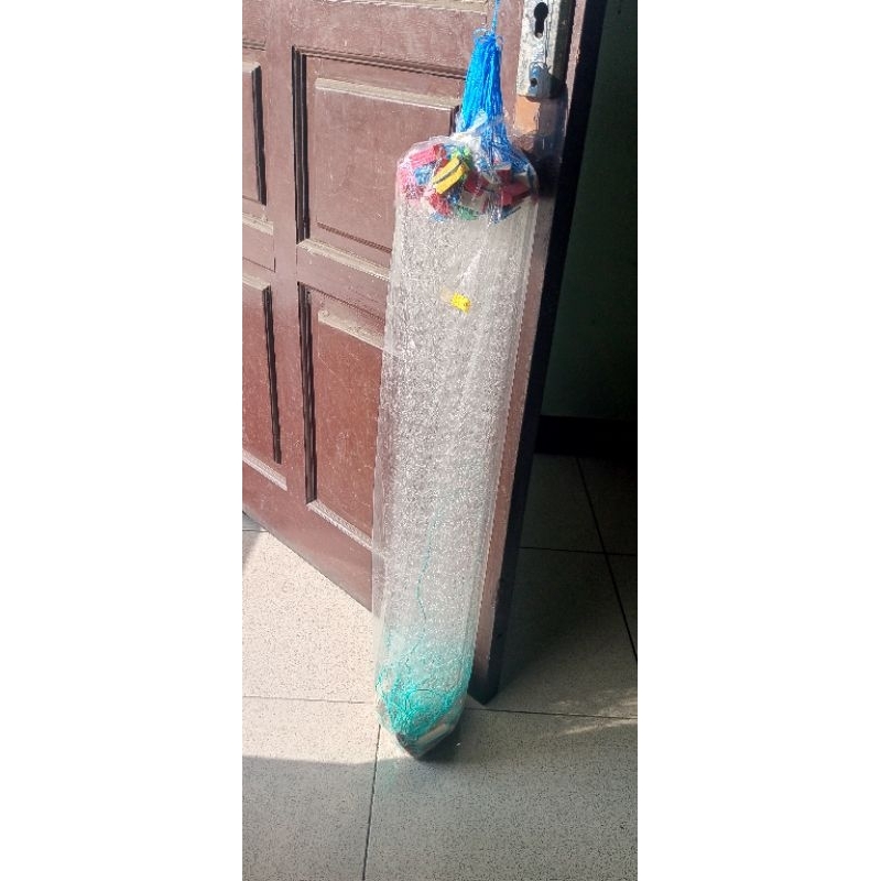 Jaring ikan 2 jari panjang -+15 meter tinggi 1 meter