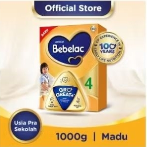 

BEBELAC 4 GROGREAT+ SUSU BUBUK FORMULA PERTUMBUHAN ANAK MADU 1 KG