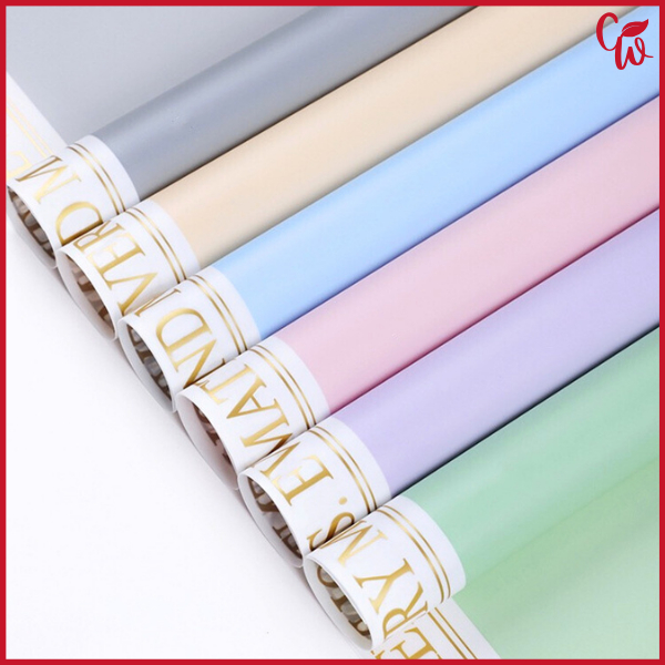 

20 Lembar Kertas Buket Matte Waterproof Flower Wrapping Cellophane Paper Bouquet KB6006