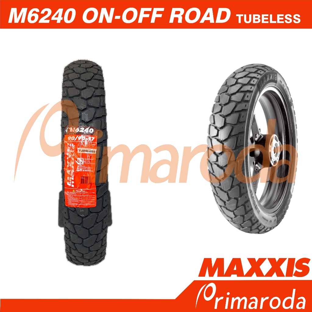 Ban motor On-Off Road MAXXIS M6240 90/90 Ring 17 90/90-17 Tubeless
