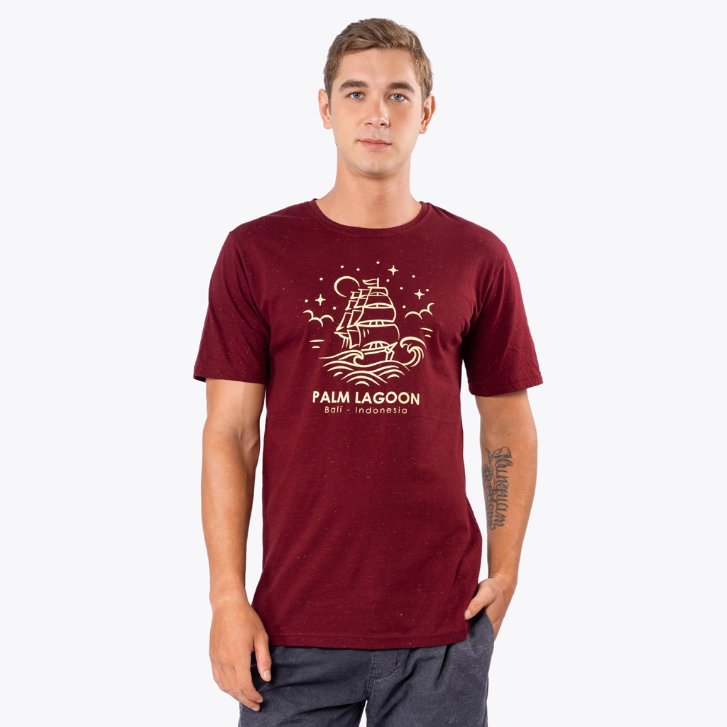 Kaos Pria Murah Terlaris / Tshirt Palm Lagoon Sail The Wave