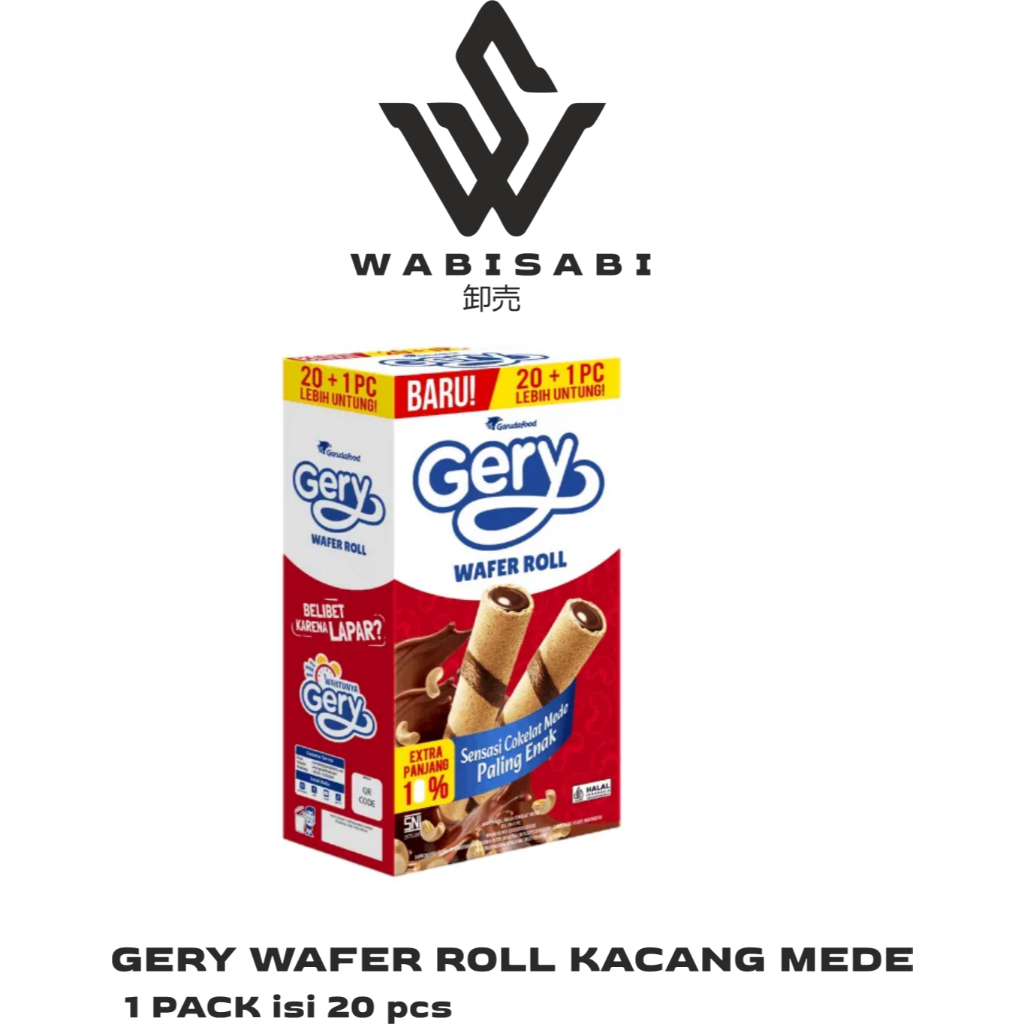 

Gery Wafer Roll / Gery Wafer Stik Roll Coklat Mede