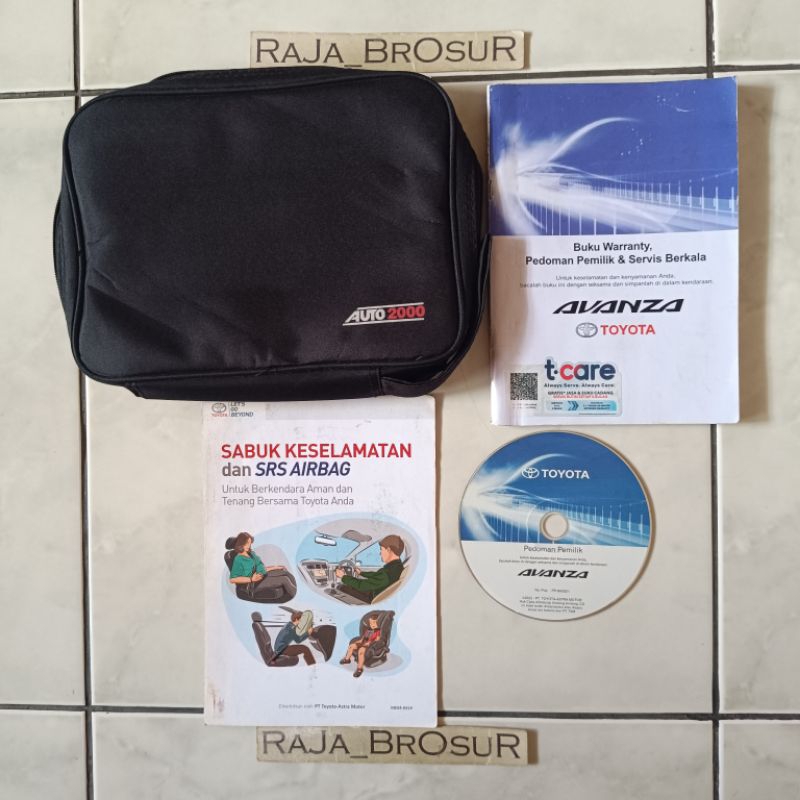 Buku warranty, pedoman pemilik & servis berkala + CD VCD/Manual Book Toyota Avanza Veloz 2021-Sekara